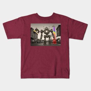 Robot at the Movies Kids T-Shirt